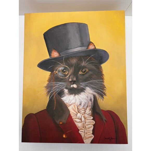 CAROL LEW 2 Two Cats Prints (14 x 11) by Art In Motion (Bx X) - Picture 3 of 8